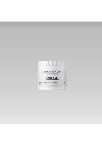 Acar Kimya Askorbik Asit C Vitamini - E300 Gıda Tip 500 G
