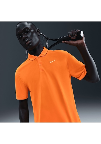 Nike Nikecourt Dri-fıt Erkek Tenis Polo Tişört - Turuncu Dh0857-873