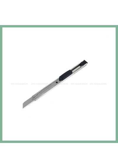 Bşkvirgo Metal Dar Maket Bıçağı İnce Falçata 9mm Bsk2026