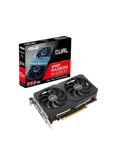 Asus Dual Radeon RX 6500 XT OC DUAL-RX6500XT-O4G 4 GB GDDR6 64 Bit Ekran Kartı
