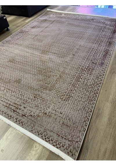 Hoom Rugs Emp Dora Dr002 180x260 Modern Tozumaz Halı Gri Mürdüm