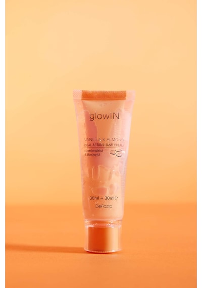 Defacto GlowIN Vanilya ve Badem Özlü Nemlendirici El Kremi – Çift Etkili Besleyici & Onarıcı Formül (75ml) F3886AXNS
