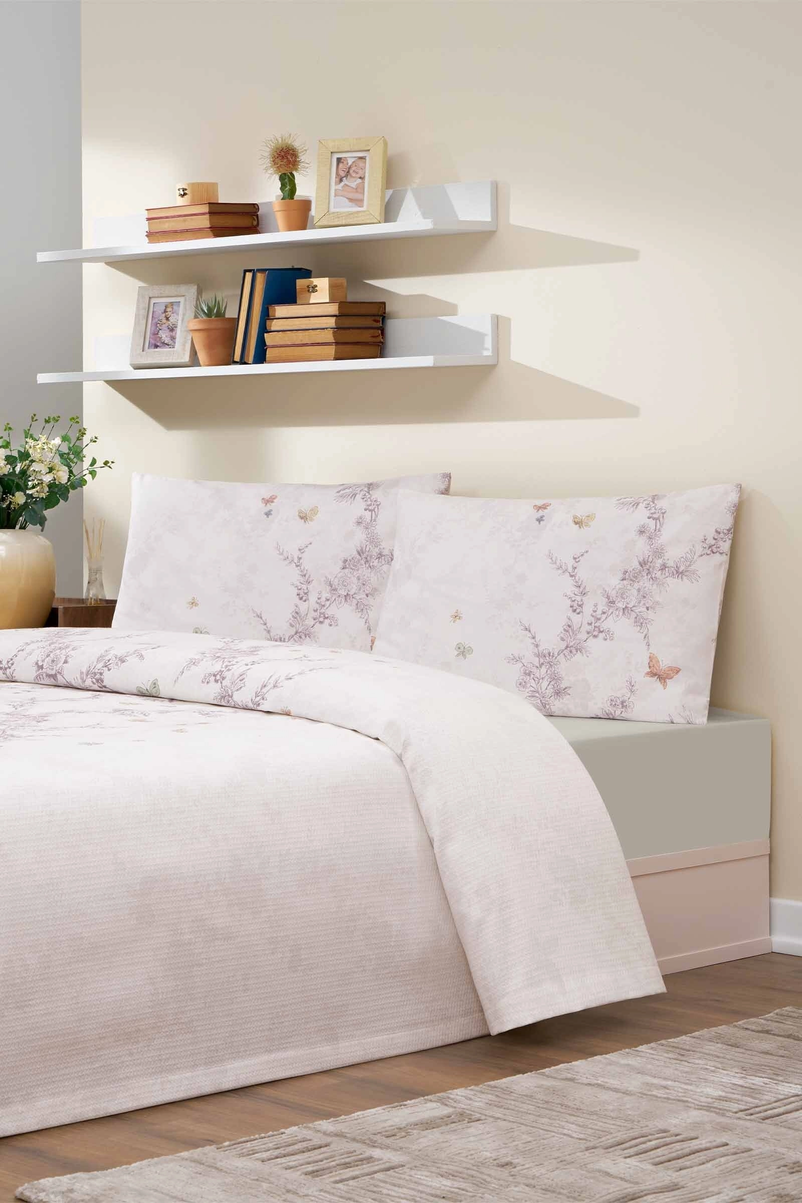 Özdilek Bloomlıght Yeşil Çift Kişilik Pike Takımı Çok Renkli