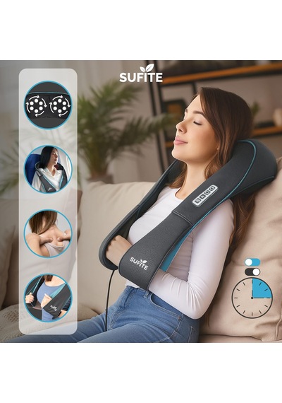 Sufıte Shiatsu Masajı Boyun - Isıtmalı Boyun Masajı, 3 Hız, Otomatik Geri Dönüş Diğer