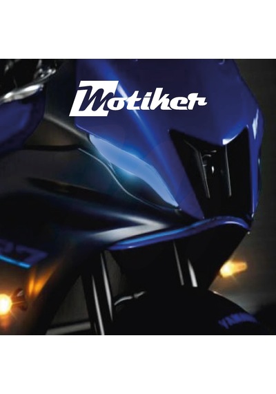 Yamaha Yzf-r7 Far Sticker Far Folyo Renkli Açık Mavi