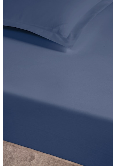 Pierre Cardin Pamuk Lastikli Çarşaf 120x200 İndigo Indigo