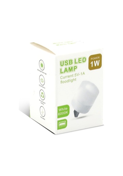Mini Usb Kamp Ve Gece Lambası Çok Amaçlı Usb Yuvarlak Led Lamba Beyaz