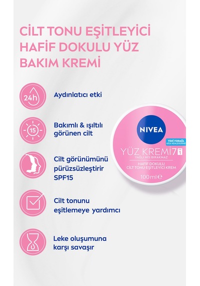 Yüz Bakım Kremi 100 Ml - Cilt Tonu Eşitleyici
