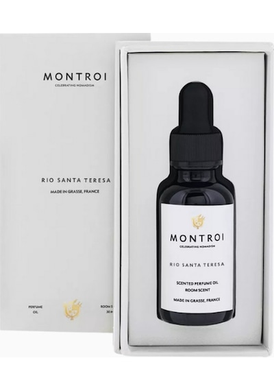 Montroi Rio Santa Teresa Oda Kokusu 30ml, Lüks Cam Şişe Oda Kokusu, Koku Giderici