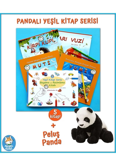 Pandalı Yeşil Kitap Serisi 5 Yaş +