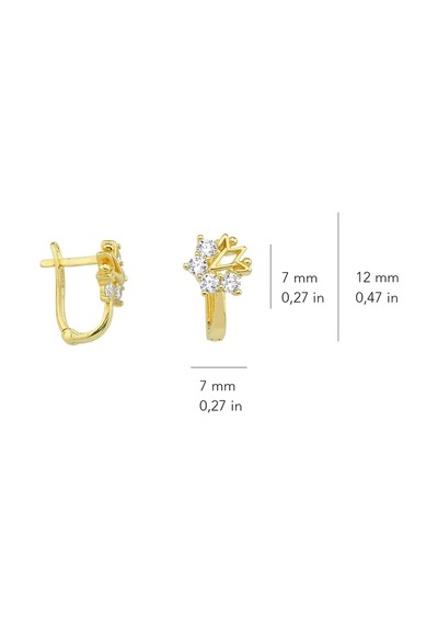 Goldkupe 14 Ayar Altın Küpe 1,38 Gr-2248