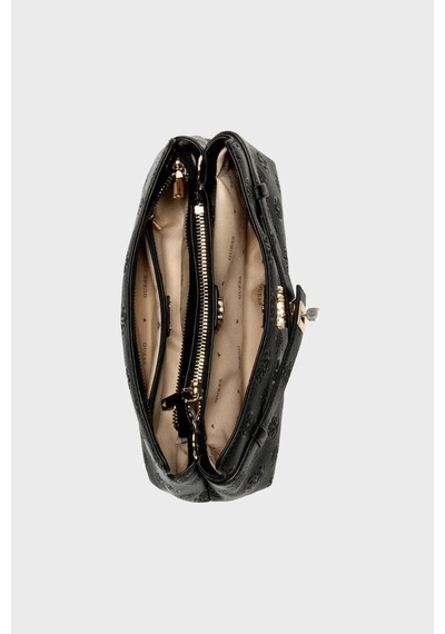 Guess Ella Logolu Çıkarılabilir Askılı Çanta Hwpd9746730 Kadın Çanta Hwpd97 46730 Blo Siyah