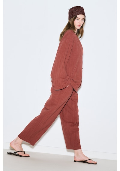 Manuka Rustik Düğmeli Kimono Kiremit Ss26kmn00003-08