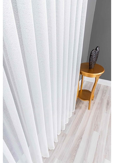Evdepo Home Kullanıma Hazır Örme Tül Perde (540724560)