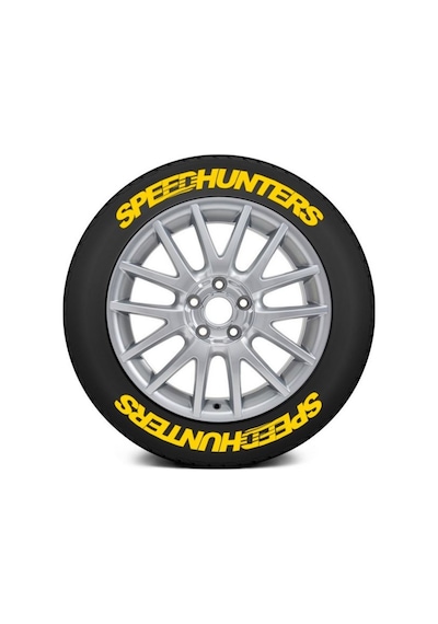 Lastik Yazısı8Xli Speedhunters Sarı 1.Sınıf Kalite Solmazstıker