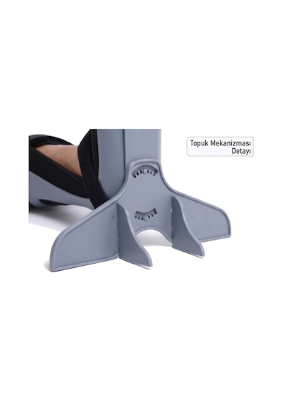 Code: Ort-368 Lüks Ayak İstirahat Ateli Foot Guard Afo - Lüx Anti-rotasyon Ateli Gri