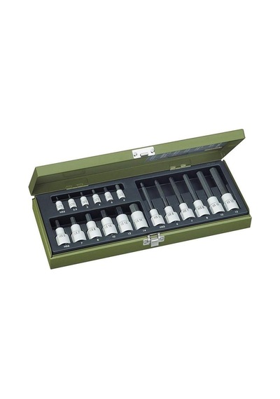 Proxxon 23100 18 Parçalı Allen Lokma Takımı 1/4'' Ve 1/2''