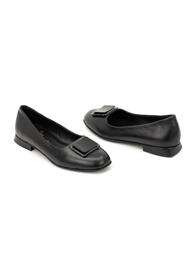 Twoegoist Kadın Deri Loafer Babet Casual Ayakkabı 001