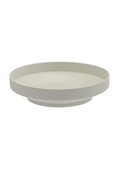 S283 Lüks Saksı Dekoratif Saksı, Kirli Beyaz, 22.5cm, 6 Litre