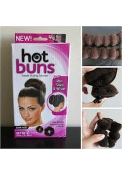 Saç  Tokası.Hot Buns Stk001 Siyah