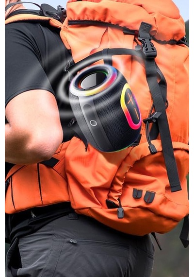 Su Geçirmez Rgb Işıklı Taşınabilir Kablosuz Bluetooth Hoparlör Mini Outdoor Bluetooth Hoparlör Suya Dayanıklı