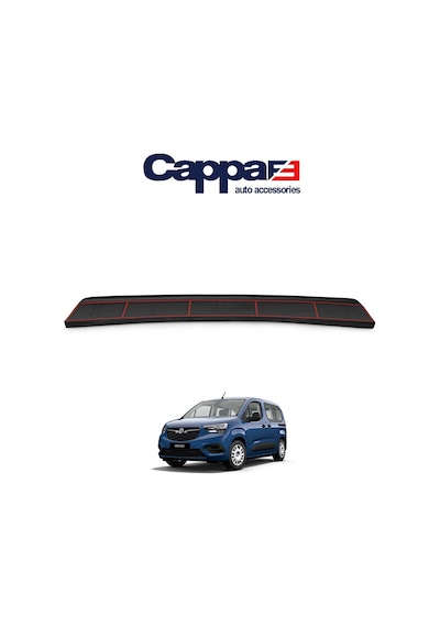Cappafe Opel Combo E Arka Tampon Eşiği Koruma Abs Mat Siyah 20 N11.20077