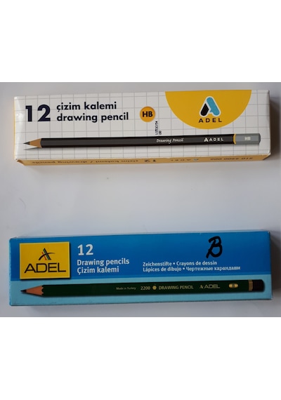 Adel Dereceli Kalem Hb-B 12'li Kutu Toplam 24 Adet