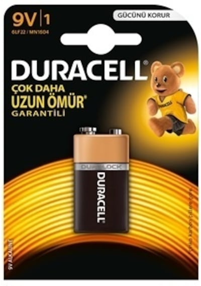 Duracell 9v Pil Tekli 5324