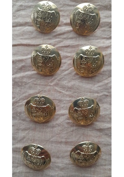 Gold Metal Düğme 22 Mm 8 Adet