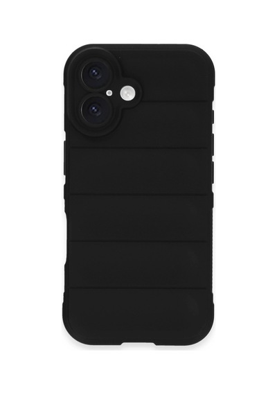 Apple Uyumlu   iPhone 16 Kılıf Optimum Silikon - Siyah