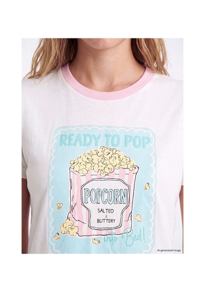 Lcw Young Pembe Bisiklet Yaka Kadın Pijama Takım