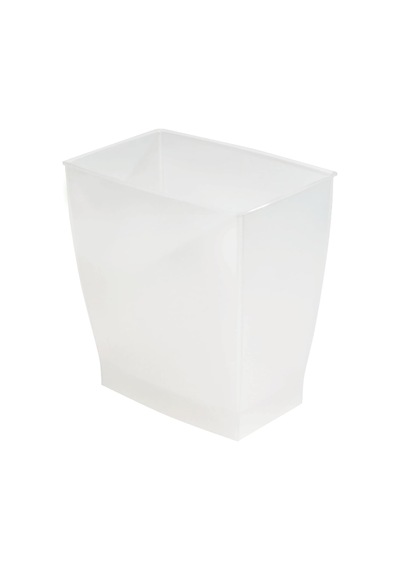 İdesign 64720eu Spa Rechteckiger Mülleimer, 11 Liter, Mattiert Belirtilmemiş