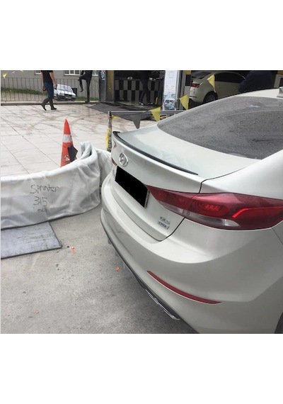 Hyundai Elantra Bagaj Üstü Spoiler Bagaj Çıtası - Parlak Beyaz