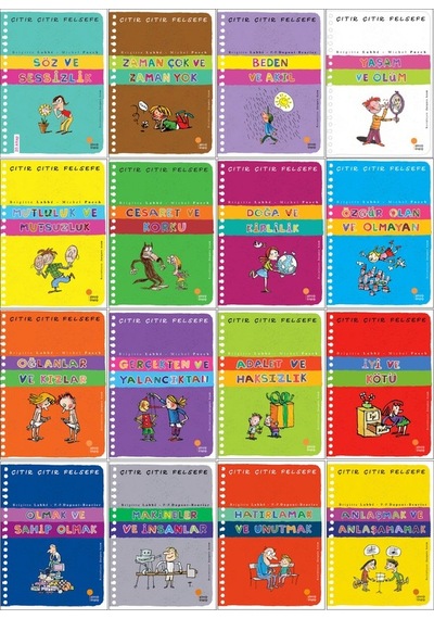 Çıtır Çıtır Felsefe 16 Kitap Set - Beden Ve Akıl - Yaşam Ve Ölüm - Mutluluk Ve Mutsuzluk - Cesarete Ve Korku - Doğa Ve Kirlilik - Oğlanlar Ve Kızlar -