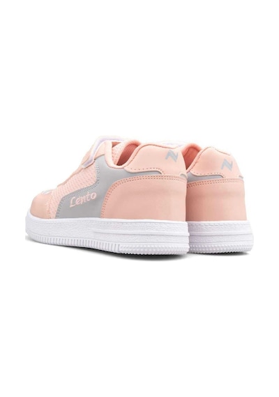 Lento Ortopedik Rahat Kız Çocuk Spor Ayakkabı Sneaker Pudra/buz Filet Lento A-25 Gri - Pudra