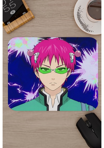 Saiki Kusuo Anime V5 - 22x18 Gaming Kauçuk Kaymaz Taban Mouse Pad Fare Altlığı