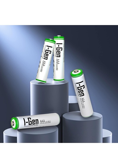 G465 4'lü Pil Şarj Aleti + 4 Adet Aaa 650 Mah Şarjlı İnce Kalem Pilli Set