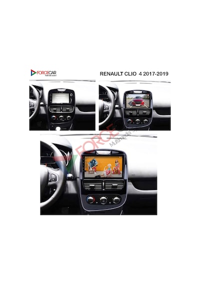 RENAULT CLİO 4 2017_2019 ANDROİD MULTİMEDYA 2_32 KABLOSUZ CARPLAY