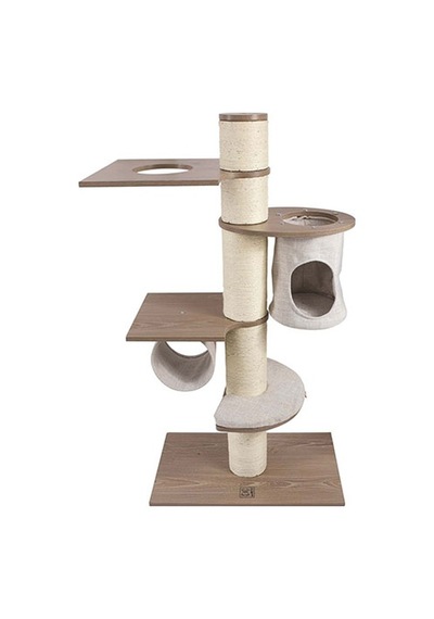 M-pets Catelite Leonardo Tırmalama Tahtalı Kedi Ağacı 68x40x127 Cm 244-54031.01