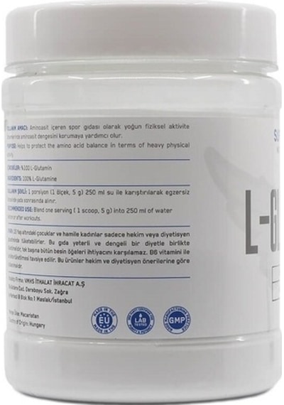 Supplementler Glutamine 300 Gr Aromasız