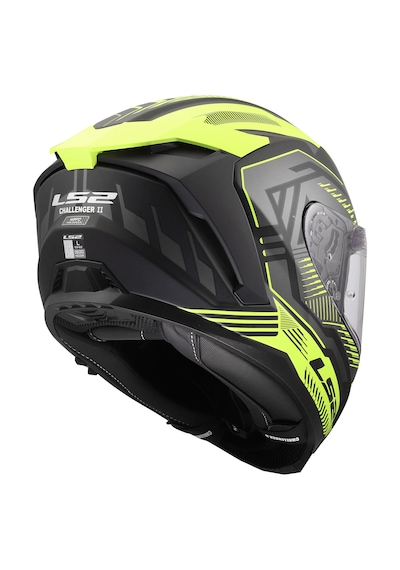 Ls2 Challenger 2 Dravıx Fullface Motosiklet Kaskı Mat Sarı - Siyah