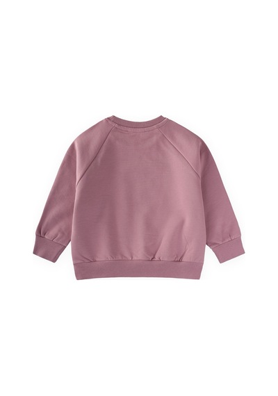 Cigit Ağaç Baskılı Sweatshirt 1-7 Yaş Leylak