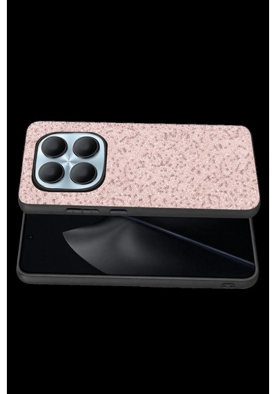 Onegif Note 15 Pro 4g Bright Simli Kapak - Pembe - Elm-01-879157