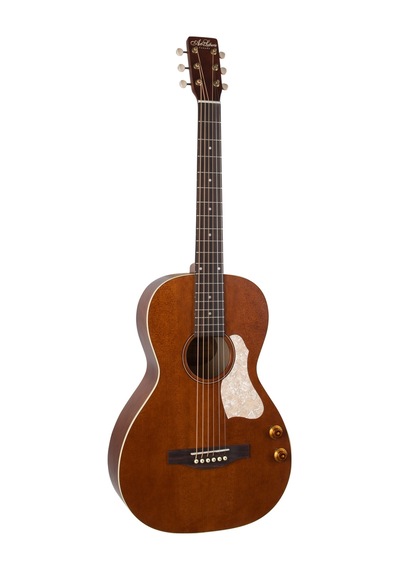 Art &amp Lutherie Roadhouse Parlor Q-discrete Elektro Akustik Gitar Havana Brown