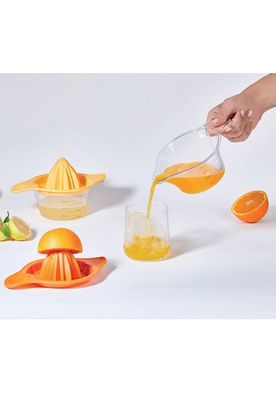 Limon Sıkacaği Şeffaf Ölçü Kaplı 400ml Renkli