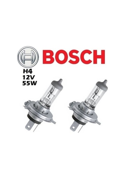 R12 TOROS ÖN FAR AMPÜL TAKIMI 2 ADET H4 2 ADET H1 BOSCH ECO