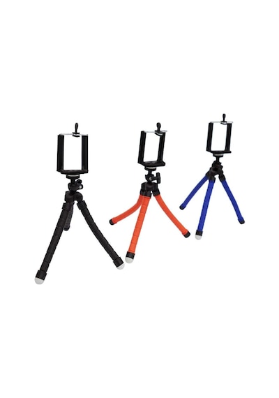 Kingma Esnek Ahtapod Tripod Telefon Tutucu Mavi