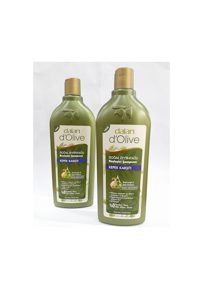 D'olive Zeytinyağlı Şampuan Kepek Karşıtı -400ml-2'li Set