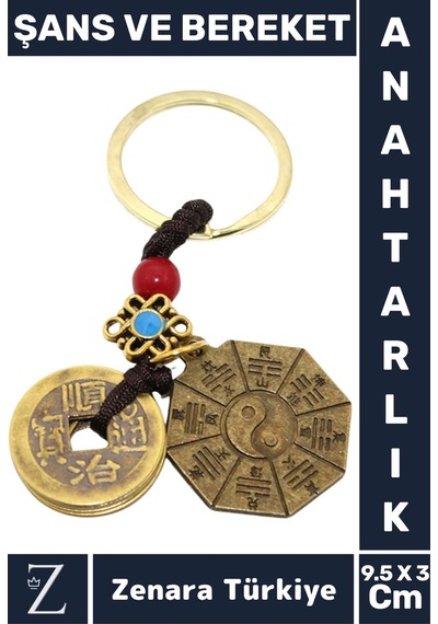Premium Model Yüksek Kaliteli Dekoratif Şık Özel Gün Hediyelik Şans Ve Bereket Motif Anahtarlık