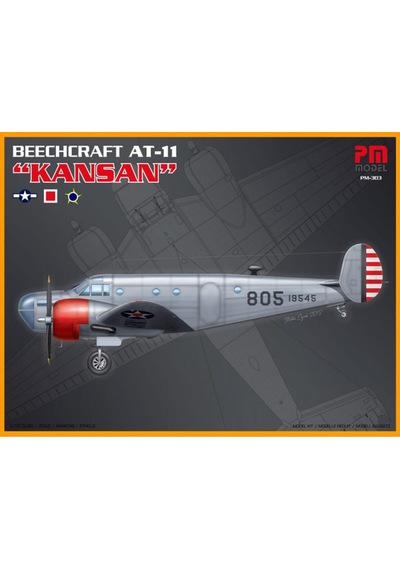 Beechcraft At 11 Kansan Pm Model Demonte Plastik Uçak Maket Kiti